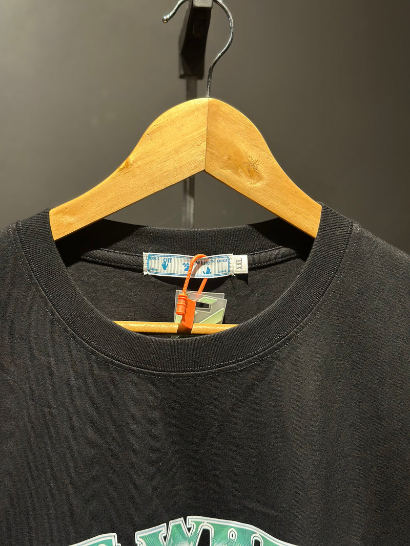 Camisa Off-White Florest Black - Pronta Entrega