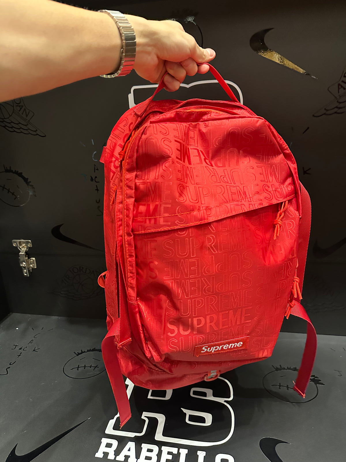 Mochila Supreme 19SS BackPack Vermelha Red - Pronta Entrega