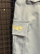 Calça Minus Two Azul Claro Logo Cinza - Pronta Entrega