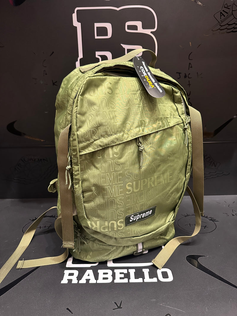 Mochila Supreme 19SS BackPack Olive - Pronta Entrega