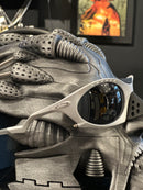 Óculos Oakley PLANTARIS Silver Lente Preta - Pronta Entrega