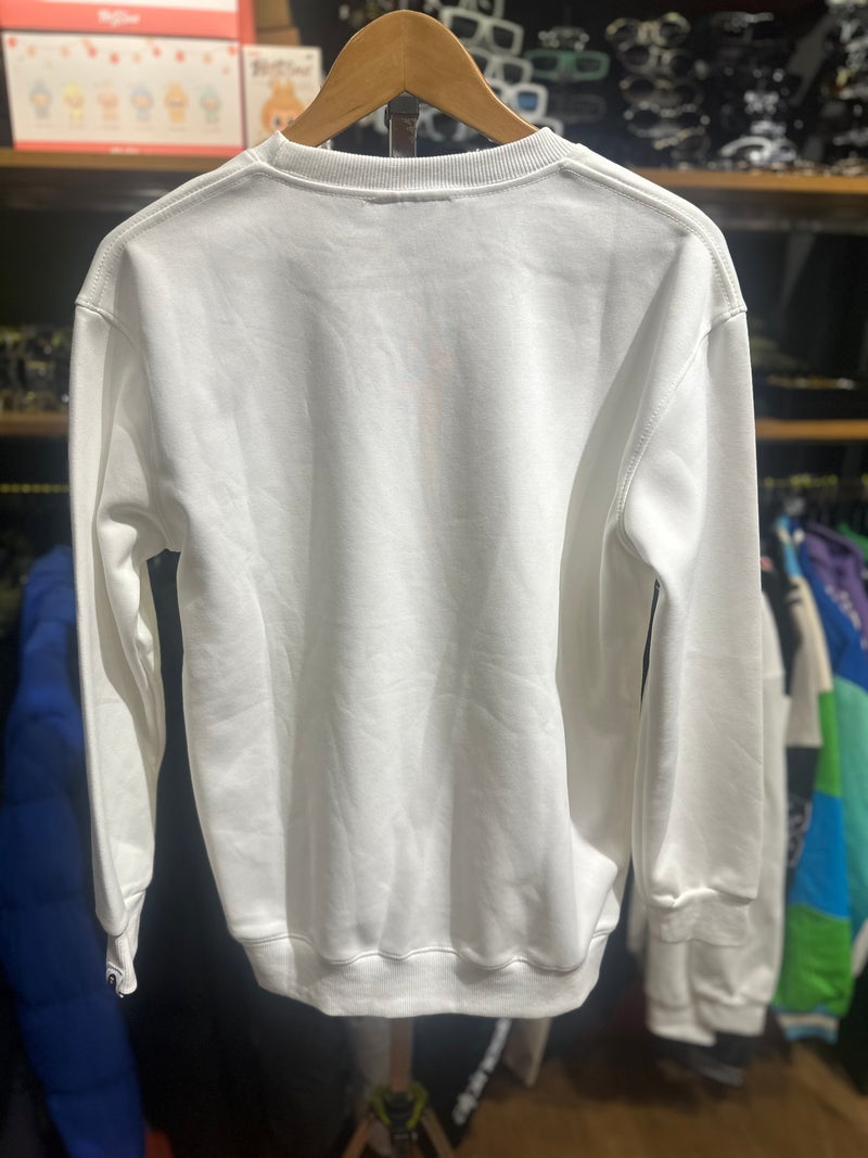 Moletom BAPE Crewneck APE Head Space Camo Branco - Pronta Entrega