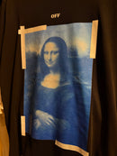 Camiseta Off-White Monalisa Preta - Pronta Entrega