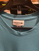 Camisa Lacoste Azul Logo Branca/Verde - Pronta Entrega