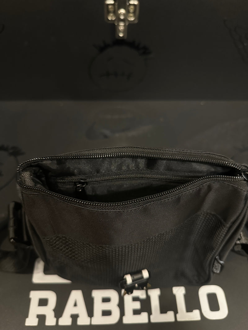 Bag Transversal Trapstar Irongate T Black White - Pronta Entrega