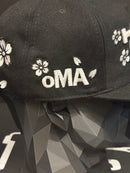 Boné oMA Studios LA Cherry Blossom Black - Pronta Entrega