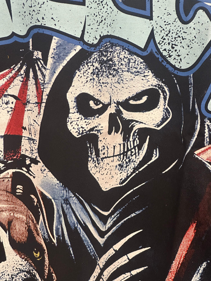 Camiseta Valley Skeleton And Dog Black - Pronta Entrega