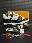 Tênis Louis Vuitton LV Trainer White Black  - Pronta Entrega