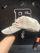 Boné Aba Curva Diesel Desbotado Cinza/Vermelho - Pronta Entrega