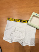 Cueca Off-White Branca Boxer - Pronta Entrega