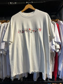 Camiseta REPRESENT Logo Costas Floral Branco - Pronta Entrega