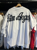 Camiseta PALM ANGELS Oversized Big Logo Branco - Pronta Entrega