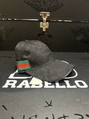 Boné Gucci Black Aba Curva Faixa Lateral - Pronta Entrega