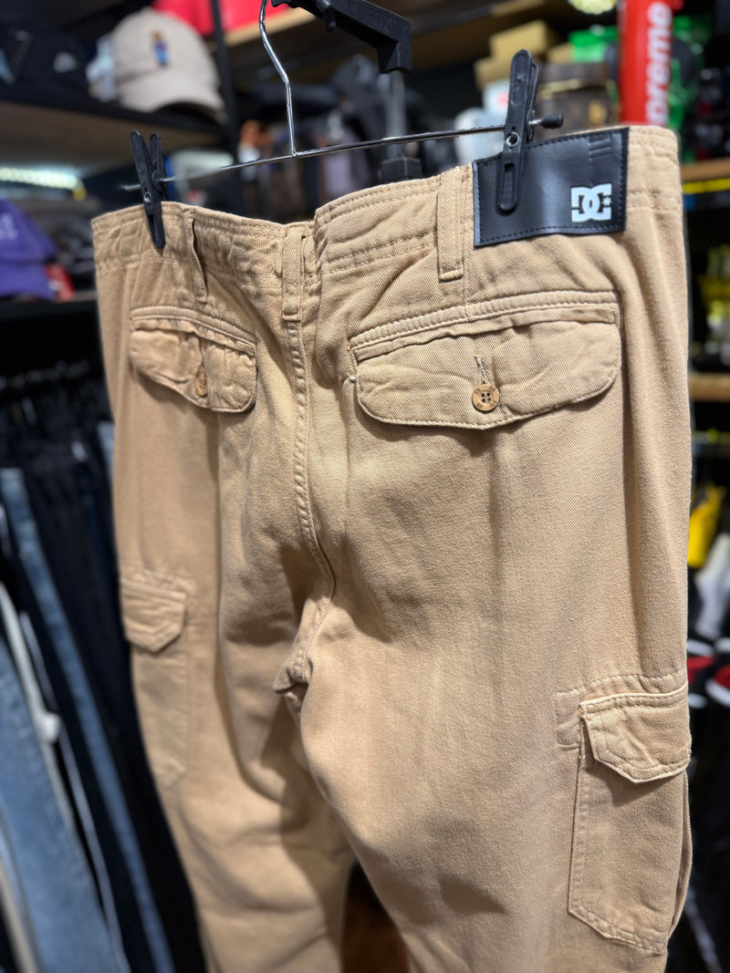Calça DC Shoes Cargo Sarja Bege - Pronta Entrega