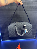 Bolsa Air Jordan Monogram Duffle Bag Dark Smoke Grey - Pronta Entrega