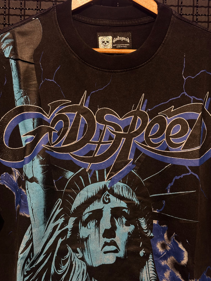 Camiseta Godspeed Statue Of Liberty - Pronta Entrega