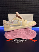 Tênis Nike Air Jordan 1 Low x Travis Scott "Shy Pink" - Pronta Entrega