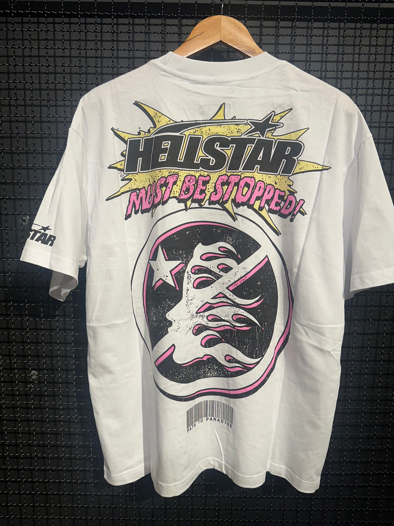 Camiseta Hellstar Breaking News White - Pronta Entrega