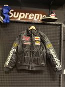 Vanson Leathers x Supreme Jaqueta Spider-Man Black White - Pronta Entrega