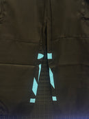 Calça Sarja Minus Two Preta Logo Azul - Pronta Entrega