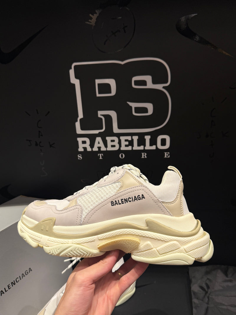 Tênis Balenciaga Triple S Beige White - Pronta Entrega