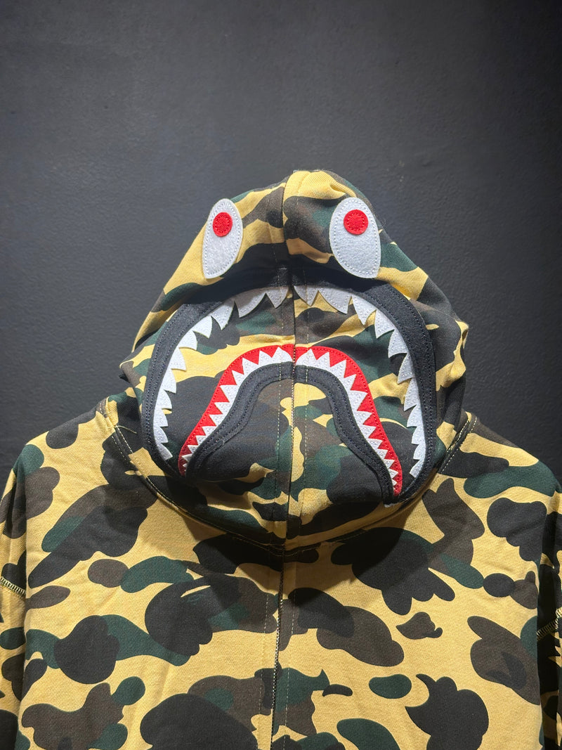 Jaqueta Bape Shark Camo Full Zip - Pronta Entrega