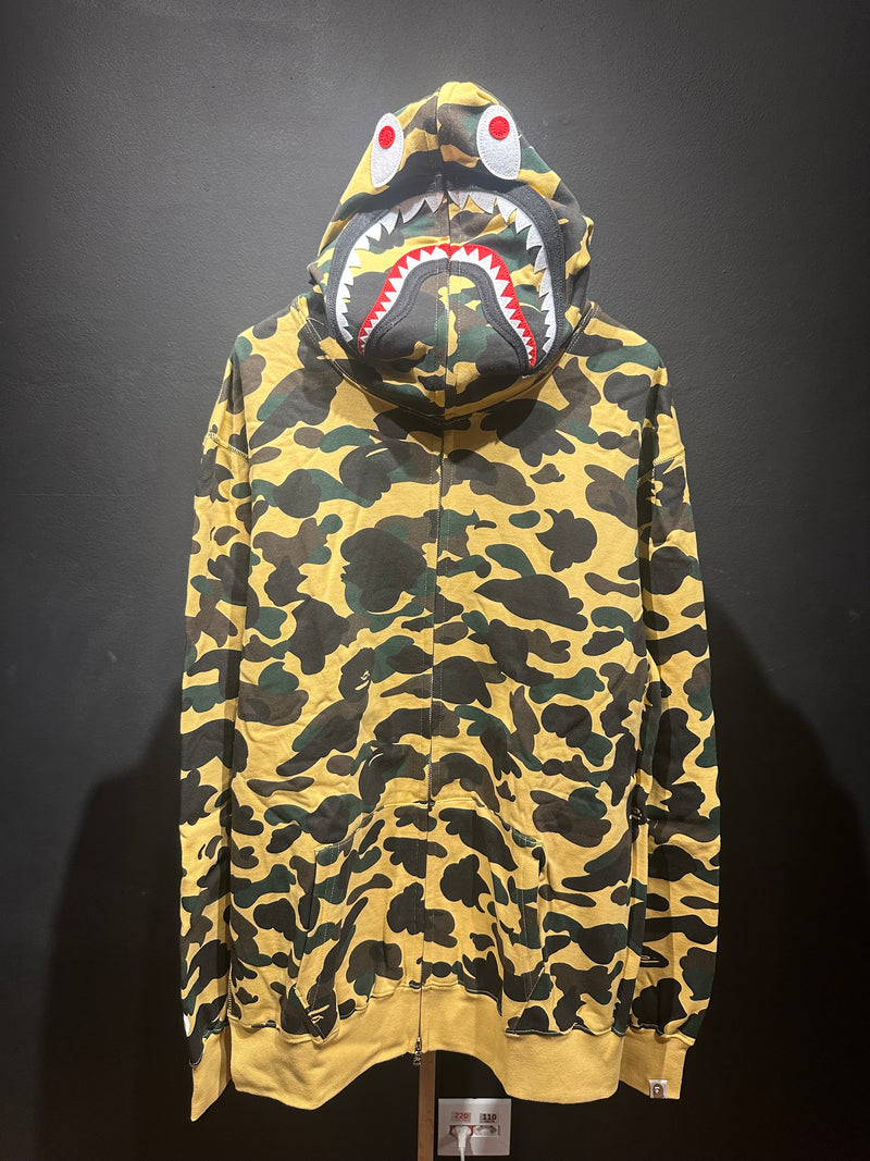 Jaqueta Bape Shark Camo Full Zip - Pronta Entrega