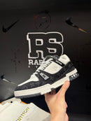 Tênis Louis Vuitton LV Trainer White Black  - Pronta Entrega