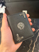 Carteira Chrome Hearts Courino Logo Metal 1