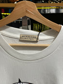 Camiseta Burberry Bear Branca - Pronta Entrega