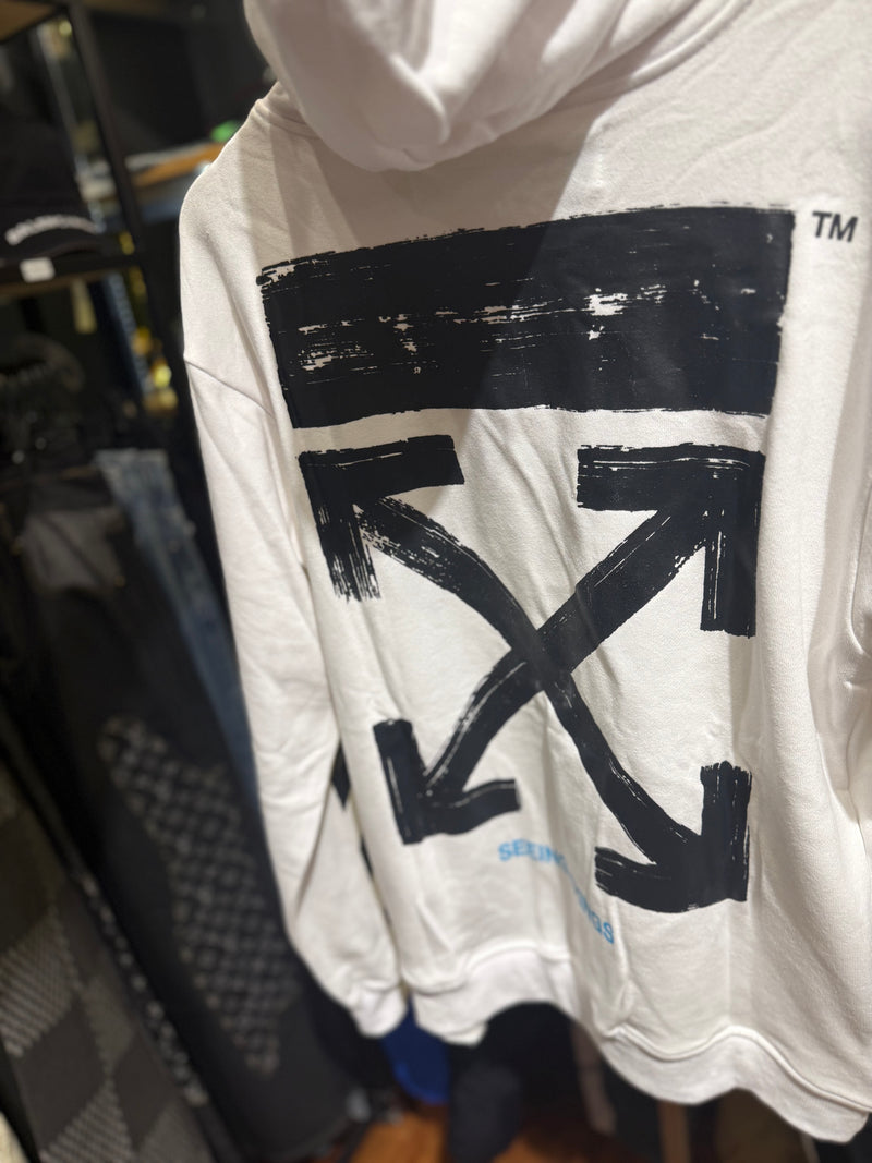 Moletom Off-White Impressionism’ Branco - Pronta Entrega