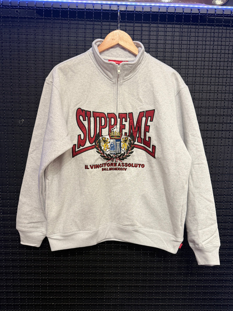 Jaqueta Supreme Crest Appliqué Half Zip - Pronta Entrega