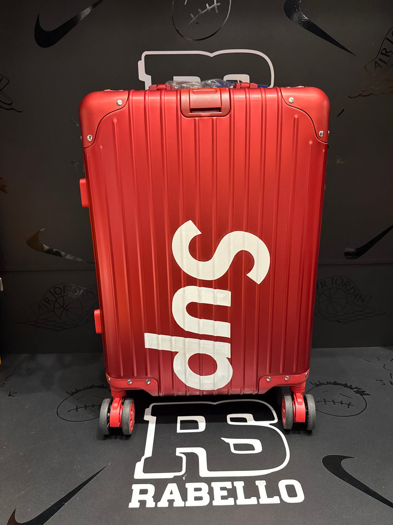 Mala Supreme Suitcase Alumínio Vermelha - Pronta Entrega