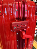 Supreme Mala de Bordo 55x40x20 Aluminium Vermelha - Pronta Entrega