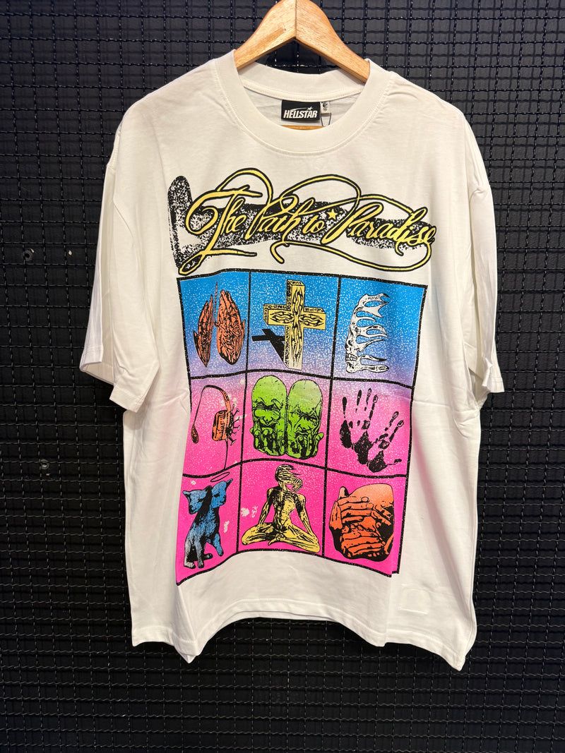 Camiseta Hellstar Rush HSCPTEE1 WHT White - Pronta Entrega