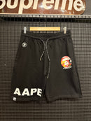 Short Bape AapeNow Black - Pronta Entrega
