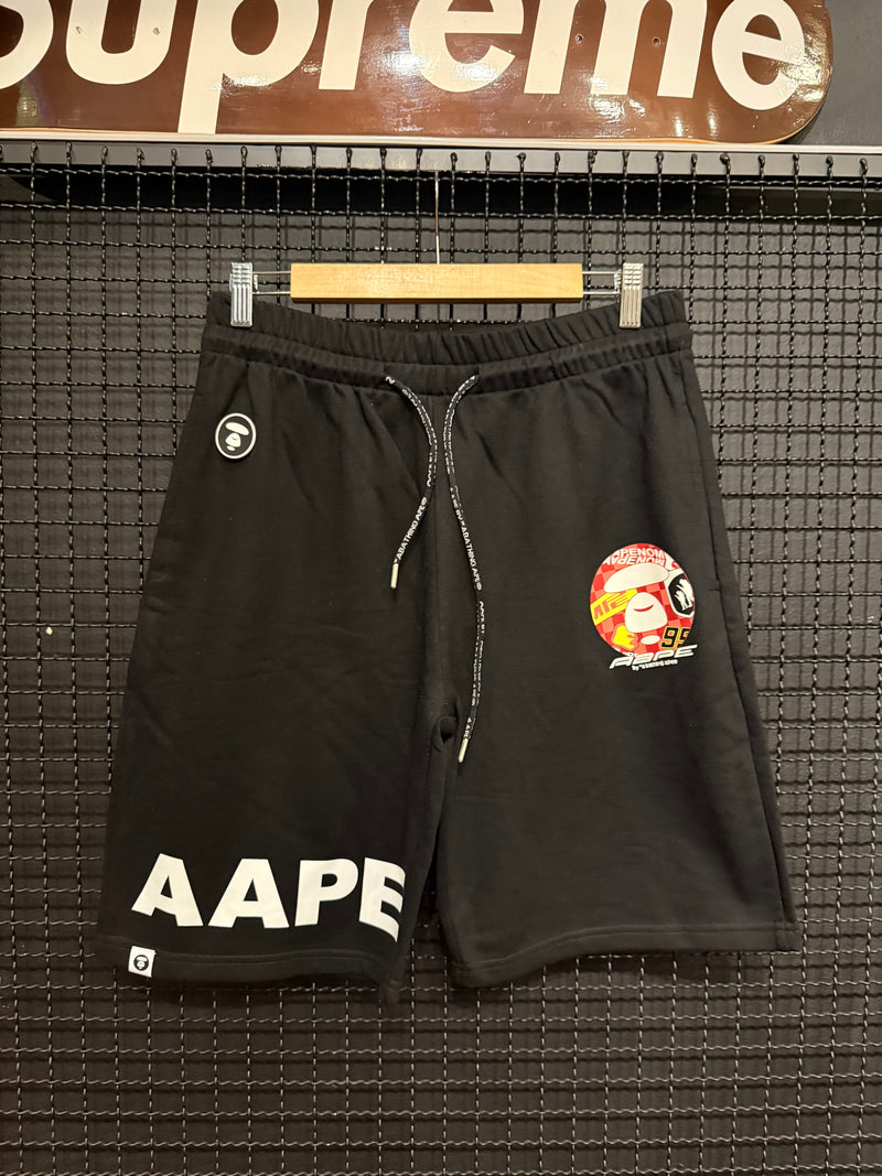 Short Bape AapeNow Black - Pronta Entrega