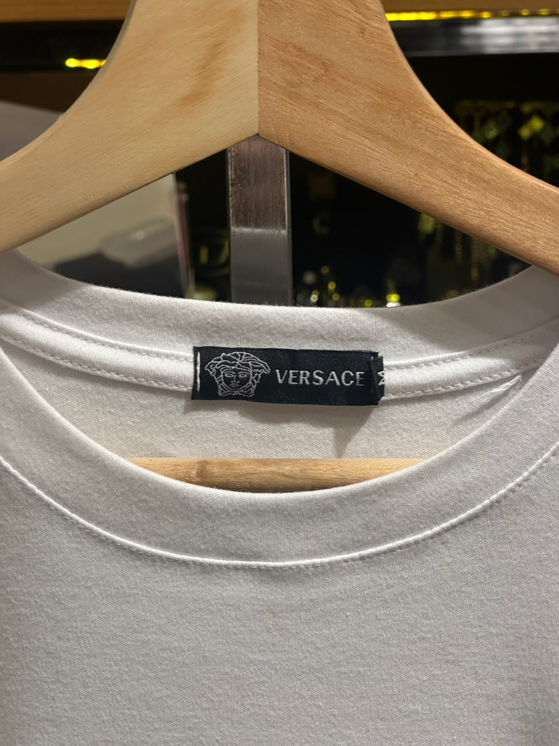 Camisa Versace Logo Gold Frontal - Pronta Entrega