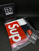 Hanes x Supreme Meias 2 Pack Branco e Preto - Encomenda