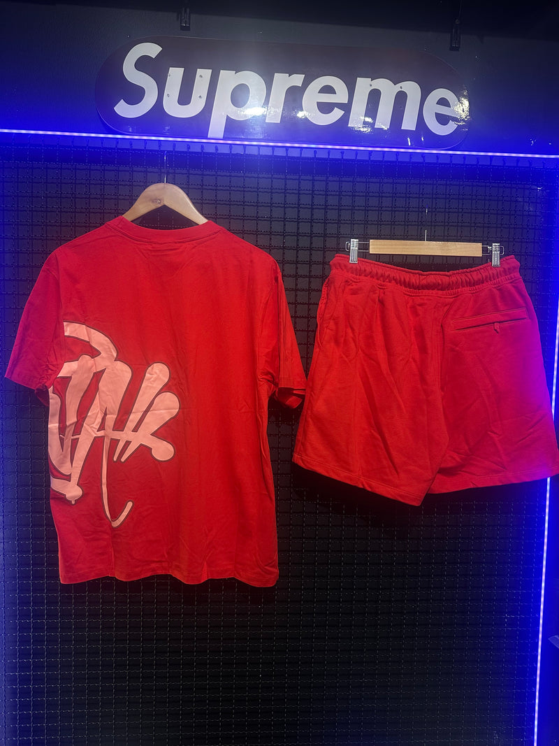 Conjunto Syna Camiseta + Short Red - Pronta Entrega