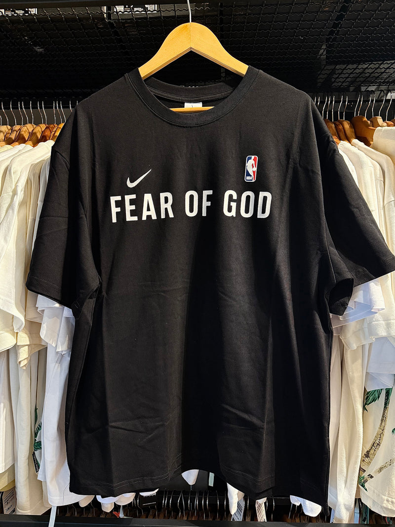 Camiseta Essentials Fear Of God X NBA Preta - Pronta Entrega