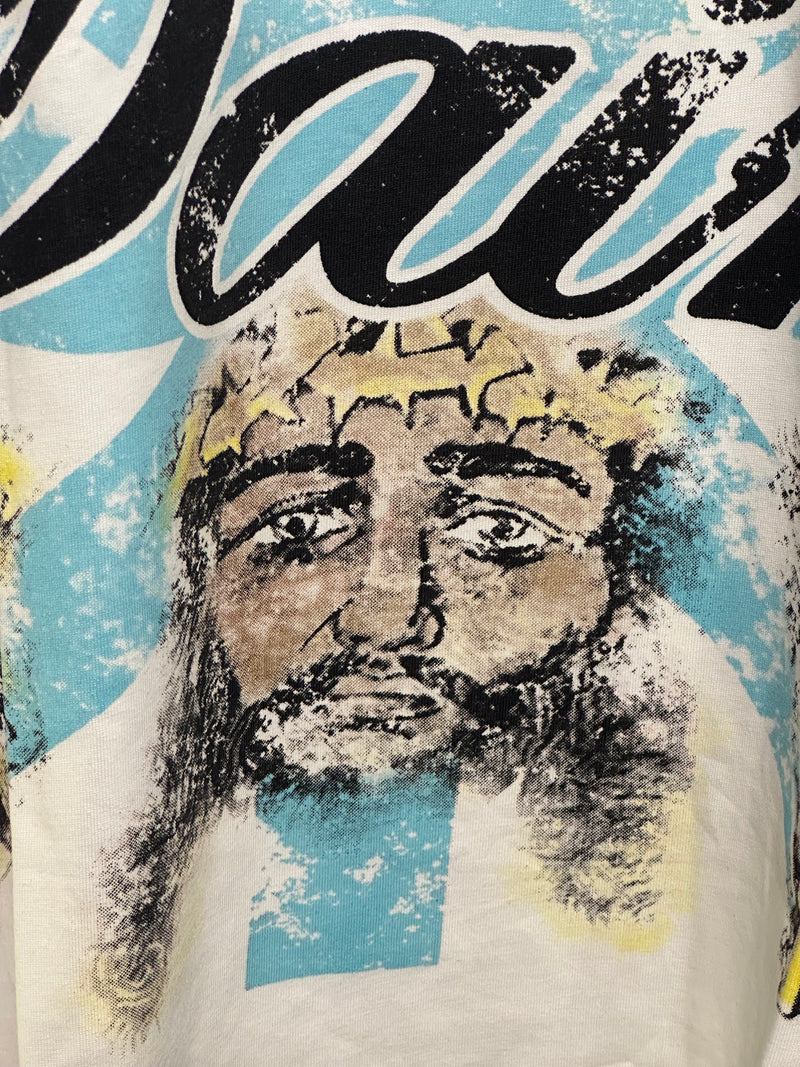 Camiseta Saint “Faces of God” White - Pronta Entrega