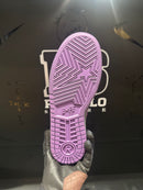 Tênis BAPE A Bathing APE Court Sta Mist Grey Royal Purple - Pronta Entrega