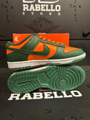 Tênis Nike Dunk Low Miami Hurricanes - Pronta Entrega