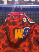 Jaqueta Bape Shark Camo Red Dual Hoodie Full Zip - Pronta Entrega