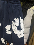 Conjunto Denim Tears Moletom The Cotton Wreath Blue - Pronta Entrega