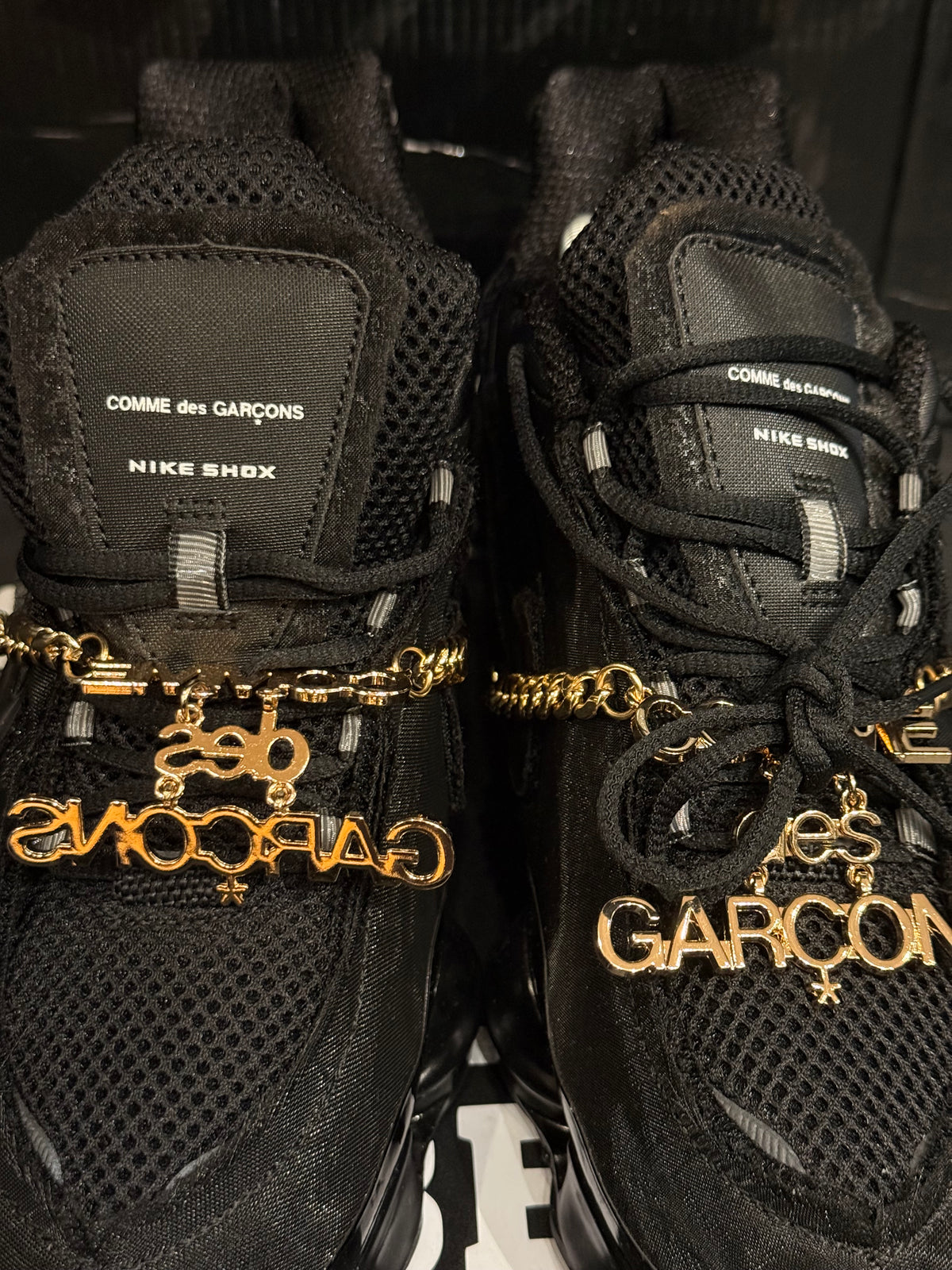 スニーカー Nike Shox TL CDG Tênis Nike Shox TL Comme des Garçons Black - Pronta Entrega