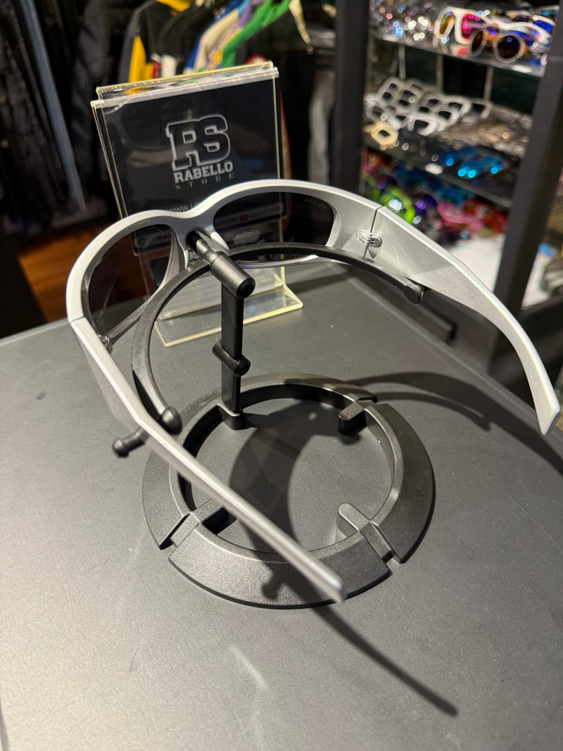 Óculos Prada Eyewear Cinza Lente Prateada - Pronta Entrega