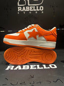 Tênis BAPE A Bathing APE Court Sta Orange - Pronta Entrega