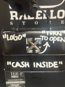 Bolsa OFF-WHITE 1.4 Jitney Bag "CASH INSIDE" Off White Preta - Pronta Entrega